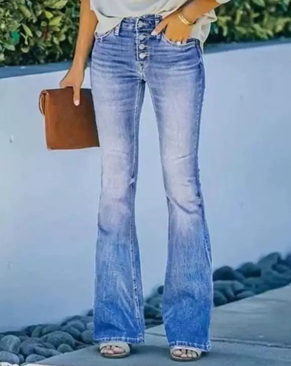 Women’s Printed Polyester Jeans - Style6 / S - 4