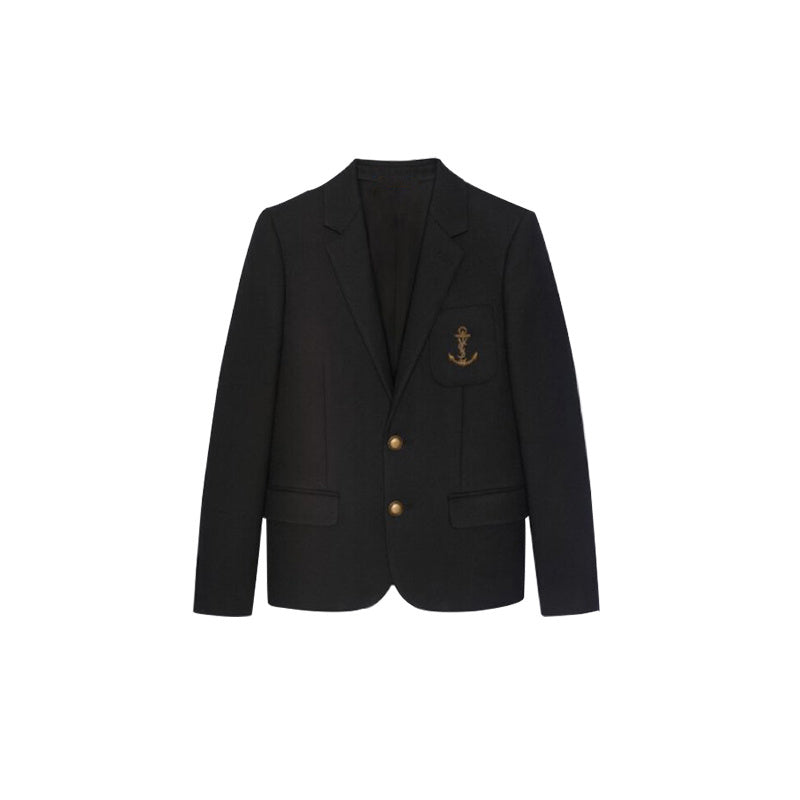 Woolen Women’s Spring And Autumn JK Uniform - Black / S