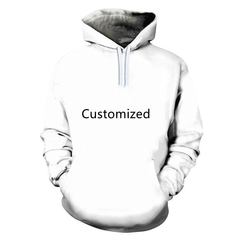 Customized 3D Digital Printing Couple Outfit Sweater LargeSize Baseball Uniform Hoodie - 7