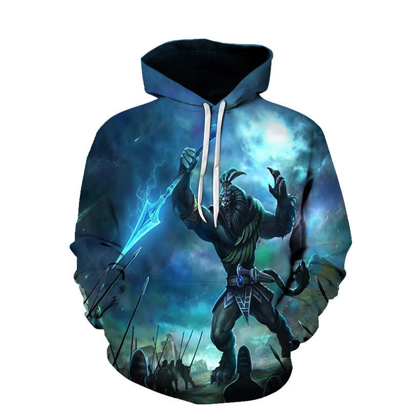 Customized 3D Digital Printing Couple Outfit Sweater LargeSize Baseball Uniform Hoodie - 7
