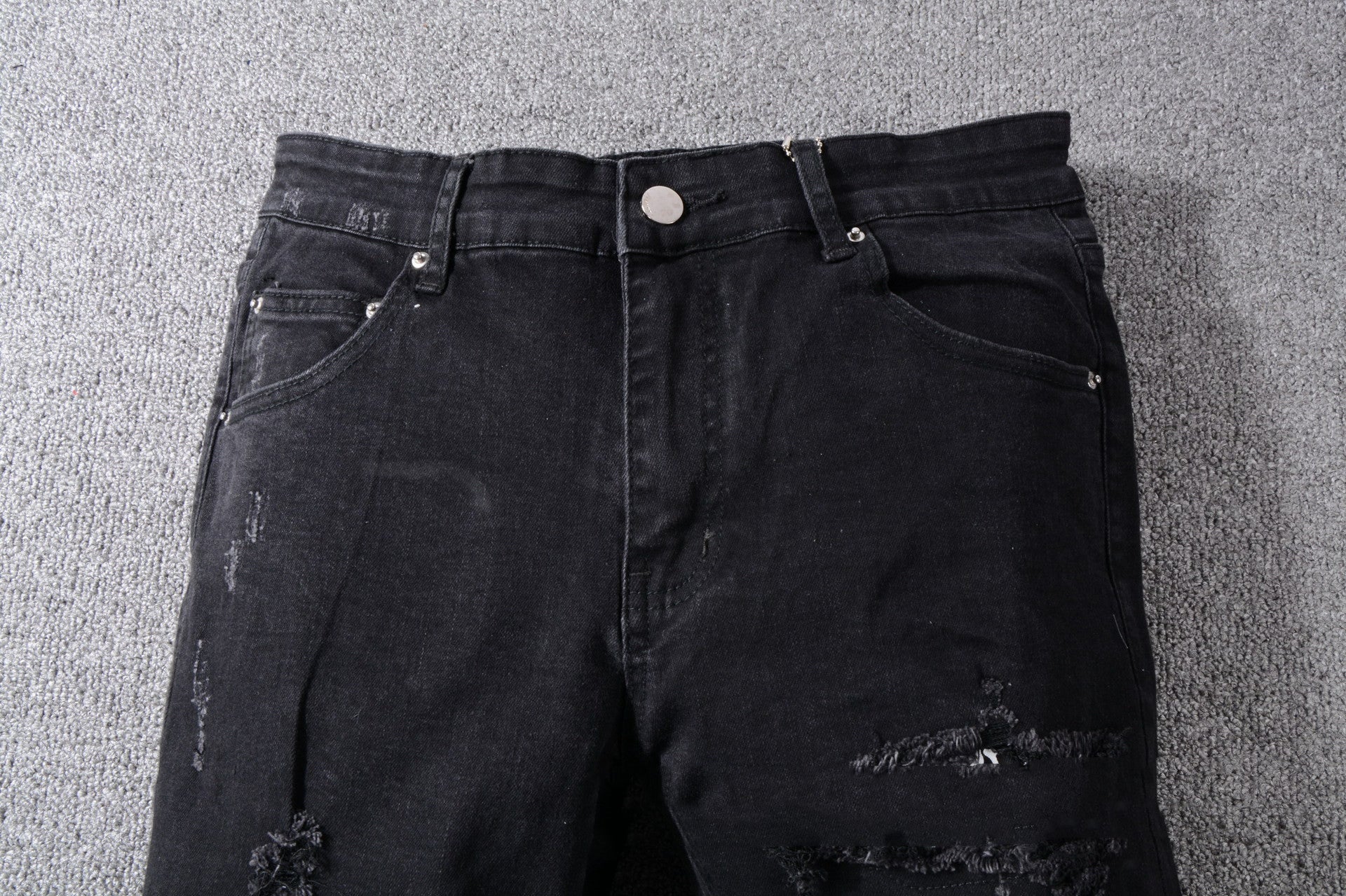 Youth slim pants - Black / 40