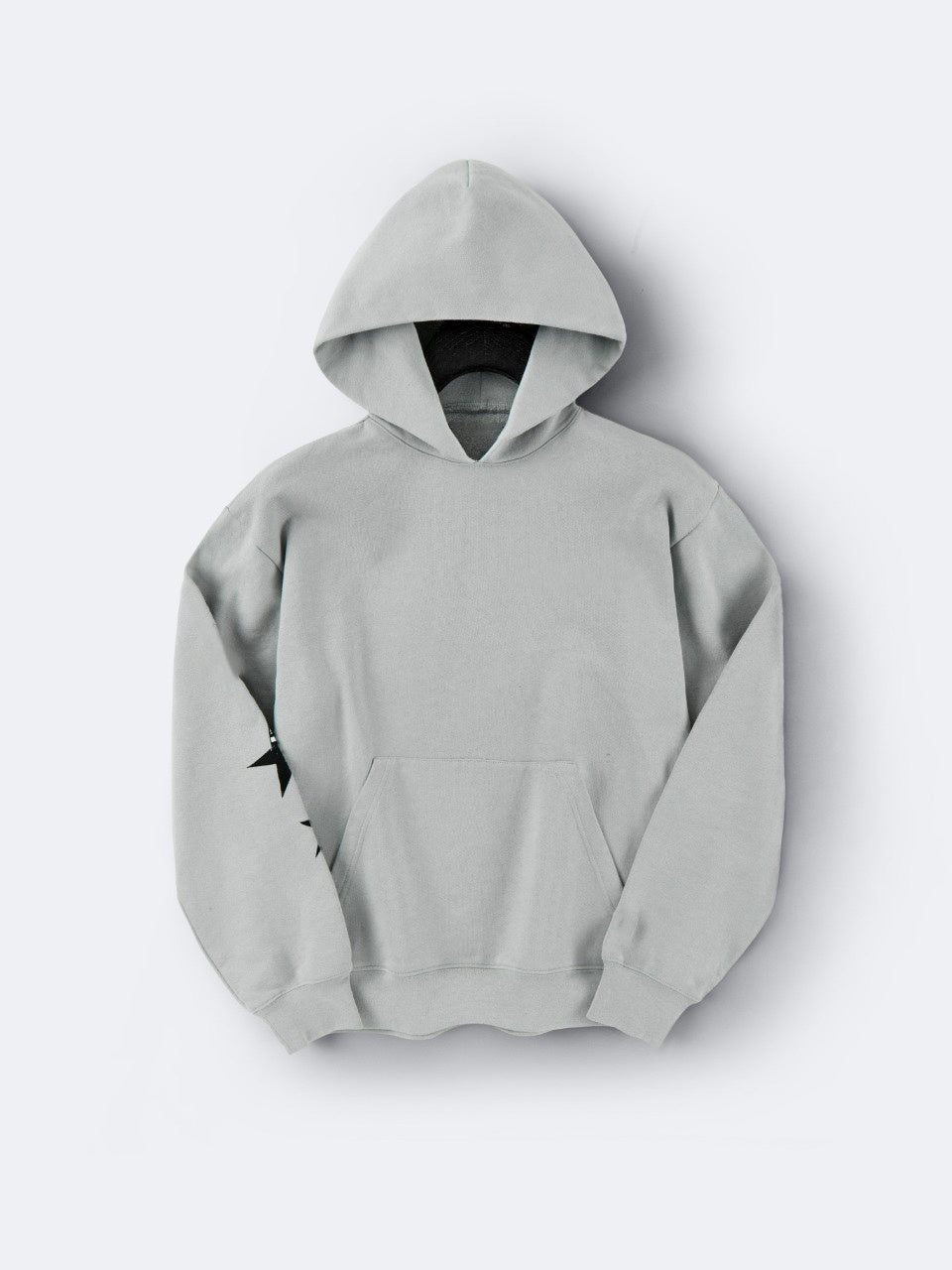 Original gray star graffiti hoodie hoodie - Grey / S