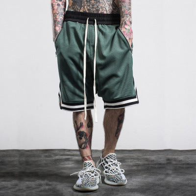 Basketball pants zipper men’s casual pants men’s shorts